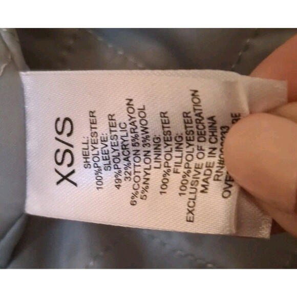 Pacsun Newport Beach Varsity Letterman Jacket Women XS/S Mint Green Ivory Clean - Picture 6 of 8